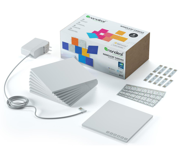 Nanoleaf Canvas Smarter Kit (9 paneli, kontroler) ISMNLC9 - 651648 - zdjęcie 5